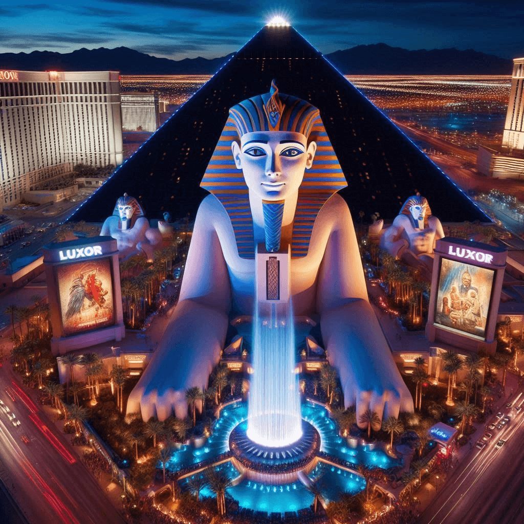 Immerse yourself in the captivating world of ancient Egyptian splendor as you step into the iconic Luxor Hotel Casino, a true Las Vegas landmark that has captivated the hearts and imaginations of visitors for decades.